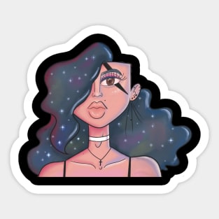 Girl Sticker